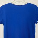 Christopher & Banks Carl Banks Rhinestones Blue Tee Size M Photo 5