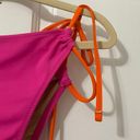 Shade & Shore  pink and orange bikini bottom size medium  Photo 5