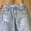 Rag and Bone  Abingdon Distressed Boyfriend Jeans Size 27 Light Wash Photo 1