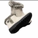 Khombu Ladies' All Weather Water Repellent Cream Fur Lined Booties Size 10 NEW Photo 3