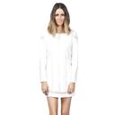 Finders Keepers  Turning Tables Long Sleeve Dress in White Size XS Sheer Paneled Photo 11