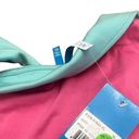 Polo NWT GG Blue Women's XL Pink & Aqua Blue 1/2 Zip Golf  Photo 2