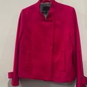 Banana Republic  Italian Wool Mario Bellucci Pink Coat Sz Large. Photo 4