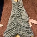 Pilcro NWT  Anthropologie Ruched Reversible Tank in Blue Green Size  Small Photo 4