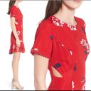 Socialite  Floral Print Fit & Flare Cutout Dress New XS Photo 7