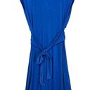 Boohoo  Maternity Knot Front Mini‎ Dress Royal US Size 8 Photo 1