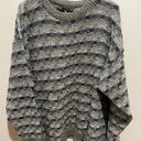 Vintage Chunky Knit Sweater Gray Size XL Photo 0