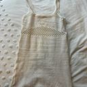 ZARA White Knit Crochet Mini Dress Photo 5