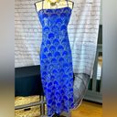 Vintage Blue Patra , Sequined Embellished Gown - Size 14 Photo 4