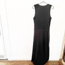 James Perse STANDARD  COTTON JERSEY MAXI DRESS IN DARK CHARCOAL GRAY XL Photo 4