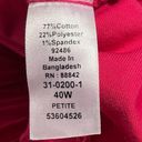 Woman Within  Rose Pink Pull on Cropped Casual Pant Size 40W New In Packaging Photo 2