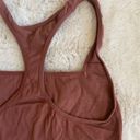 Danskin  INTIMATES Womens Size XL Brown Square Neck Racerback Bra Ribbed Photo 5