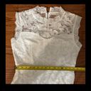 Sans Souci sleeveless white lace dress. Size XL Photo 6