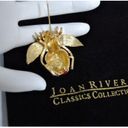 Joan Rivers NEW  Big Red APPLE BEE PIN Bug Brooch Pave Crystal Rhinestones Enamel Photo 7