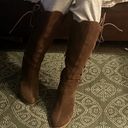 sbicca  RARE lace up/ zipper boho suede boots sz 9 Photo 6