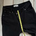 Abercrombie & Fitch  The Dad High Rise Black Jeans Women’s 29/ 8 Reg Cross Waist Photo 7