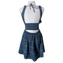 Hill House Home Cher Blue Stewart Plaid Mini Dress Size Small Photo 3