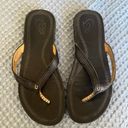 Olukai  Ola dark Java brown platform sandal Photo 1