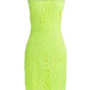 J.Crew NWT  Collection Lace Sheath in Neon Citron Yellow Sleeveless Dress 4 $148 Photo 5