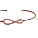 Charter Club NEW  CUFF BRACELET Rose Gold 7” Adj. Infinity Pave Rhinestone Macy's Photo 0