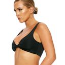 Naked Wardrobe So Knotty Beach Bikini Center Knot Top Black S Photo 1