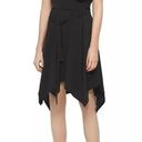 ALLSAINTS Odessa Crossover Waist Tie Dress Black Size S Retail $228 Photo 0