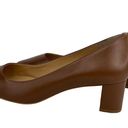 Talbots  Classic Brown Pumps 6M Round Toe Leather 2" Heels New Photo 11