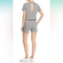 n:philanthropy Revolve :Philanthropy Breeze Romper Tee shirt shorts Romper Grey & white NWT L Photo 4