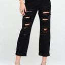 LIONESS  XS High Rise Black Jeans Photo 0