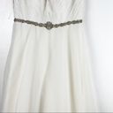 Madison James  MJ115 Chiffon Surplice V-Neck Wedding Dress MJ115, Size 14 Photo 4