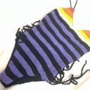 Mara Hoffman  rainbow crochet lace up swimsuit Photo 6