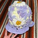 Daisy Hand Crochet  Puff Flower Bucket Hat Photo 5