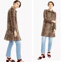 J.Crew  leopard animal print wool coat Size 00 Photo 1