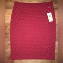 Michael Kors 🔥 NWT Womens pencil Skirt Size M Red Above Knee Pencil skirt Photo 3