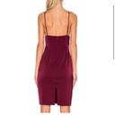 NBD  X REVOLVE Heatwave Triangle Dress in Oxblood- Size Small Photo 3