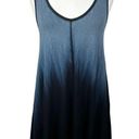 Feel the Piece  Terre Jacobs Shorty Hi-Low Hem Trapeze Dress Navy Ombre Dip Dye Photo 0