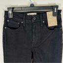 Madewell  Tall Mid Rise Kick Out Crop Jeans in Black Rinse Wash Size 26T Photo 7