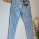 Levi’s Levi's, New, 501 High Rise Skinny Tango Light Wash Button Fly Blue Jeans, 30 Photo 5