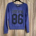 PINK - Victoria's Secret Vintage  Purple Black 86 Sweater, S Photo 0