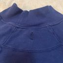 Free People Movement  Good Times Logo Mock Neck sweater navy women’s size medium Photo 6