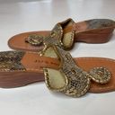 Jack Rogers  Snakeskin Cork Platform Wedge Photo 6