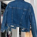 ZARA Authentic Denim By TRF Cropped Jean Jacket Photo 2