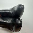 Ralph Lauren  Black Leather Heeled Bootiee Casual Chic Classic Round Toe Size 5.5 Photo 4