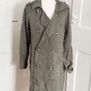 American Eagle  Olive Green Trench Photo 0