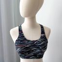 Lululemon  Energy Bra Nulux Mini Sweatr Multi Black Medium Support Women’s Size 4 Photo 0