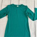 Zyia  Active size medium chill perforated teal long sleeve gym workout shirt Photo 3