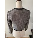 H&M  blazer short size 6 fancy trendy gray Photo 2