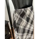 Anne Klein AK  Women's Size 6 Check Embroidered Pleated Flair Lined Skirt Photo 4