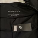 Kimberly  Double Pocket Black Leggings Size Large NWT Photo 2