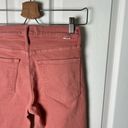 Mother Pink Cotton Blend The Stash Mid Rise Dazzler Ankle Jeans Second Chance 26 Photo 7